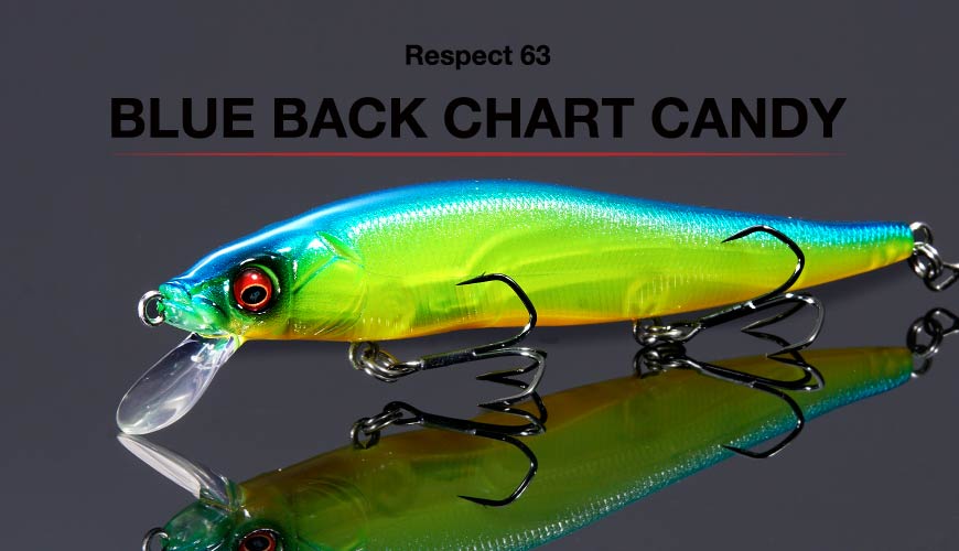 Megabass Respect Series - 63 Blue Back Chart Candy i-Slide 187 R Floating