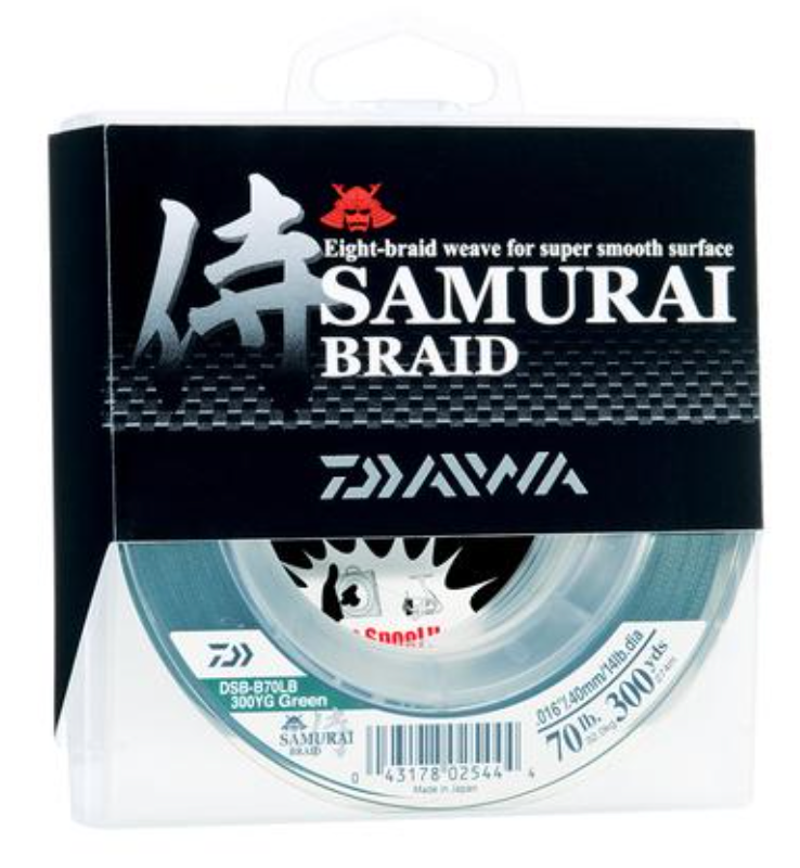 Daiwa Samurai Braid Dark Green 80lb 150yd