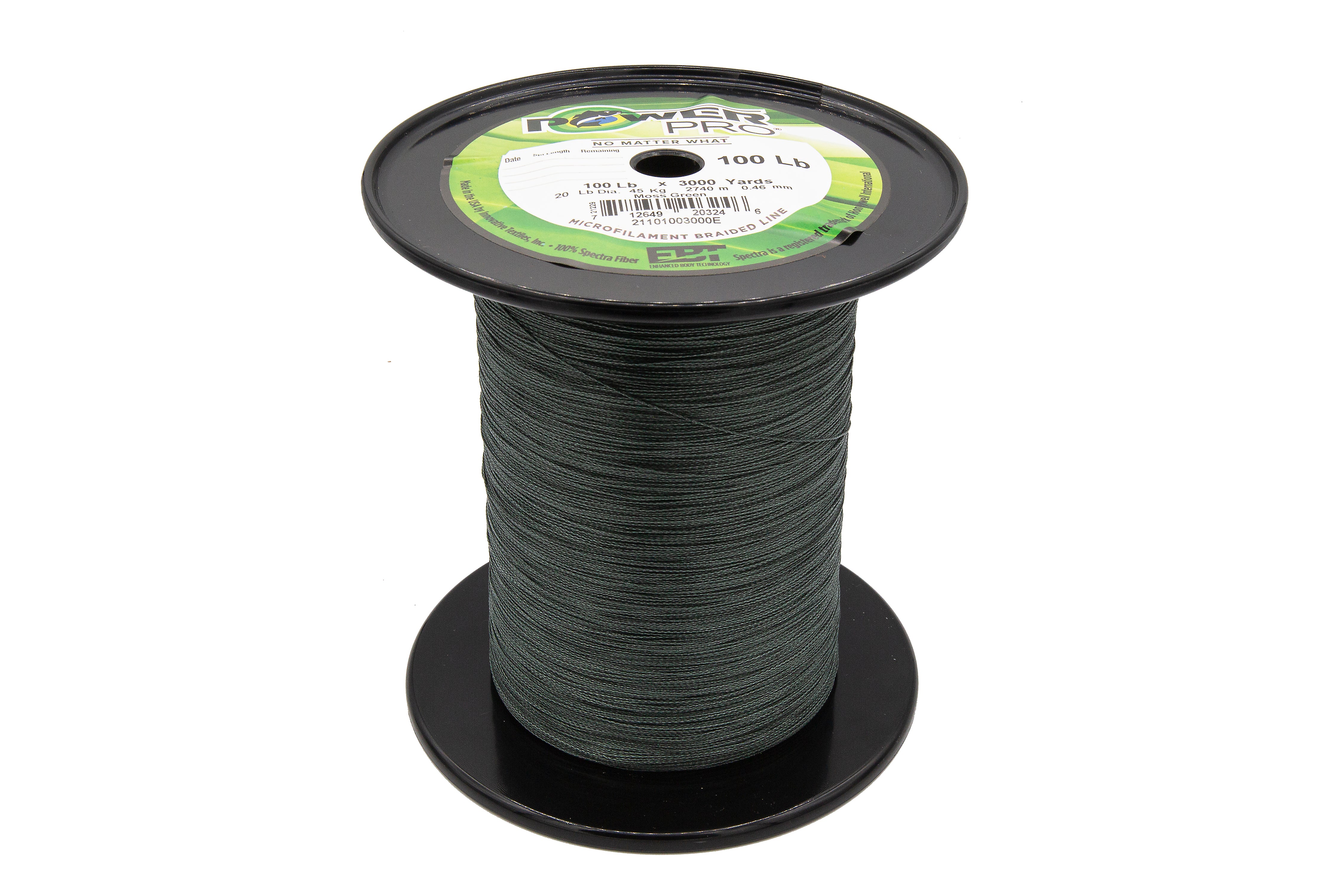 Power Pro Braided Spectra Line 50lb by 500yds Green (1337)