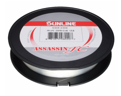 Sunline Assassin FC Fluorocarbon Fishing Line 8lb 225yd Clear
