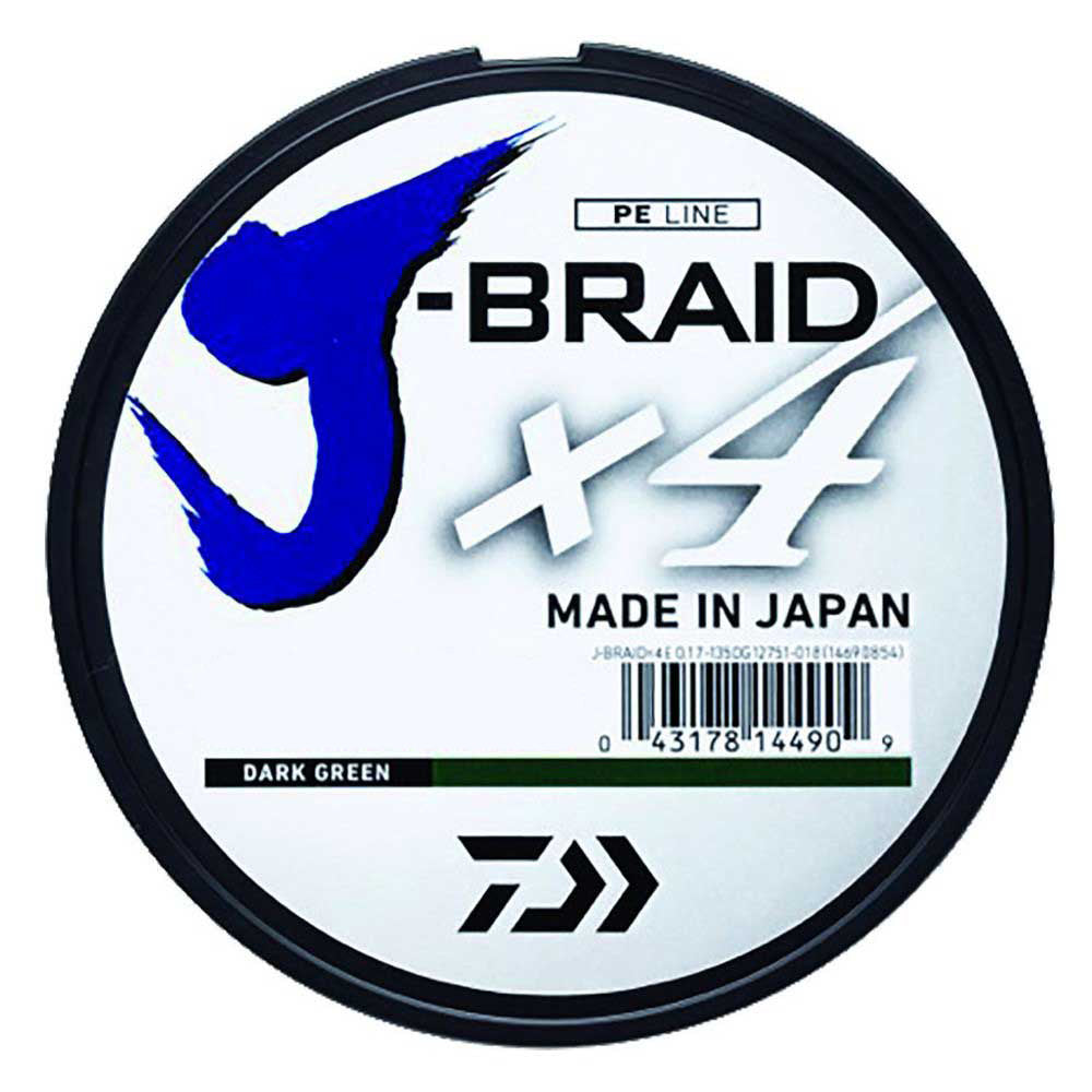 Daiwa J-Braid X4 50LB / DARK GREEN