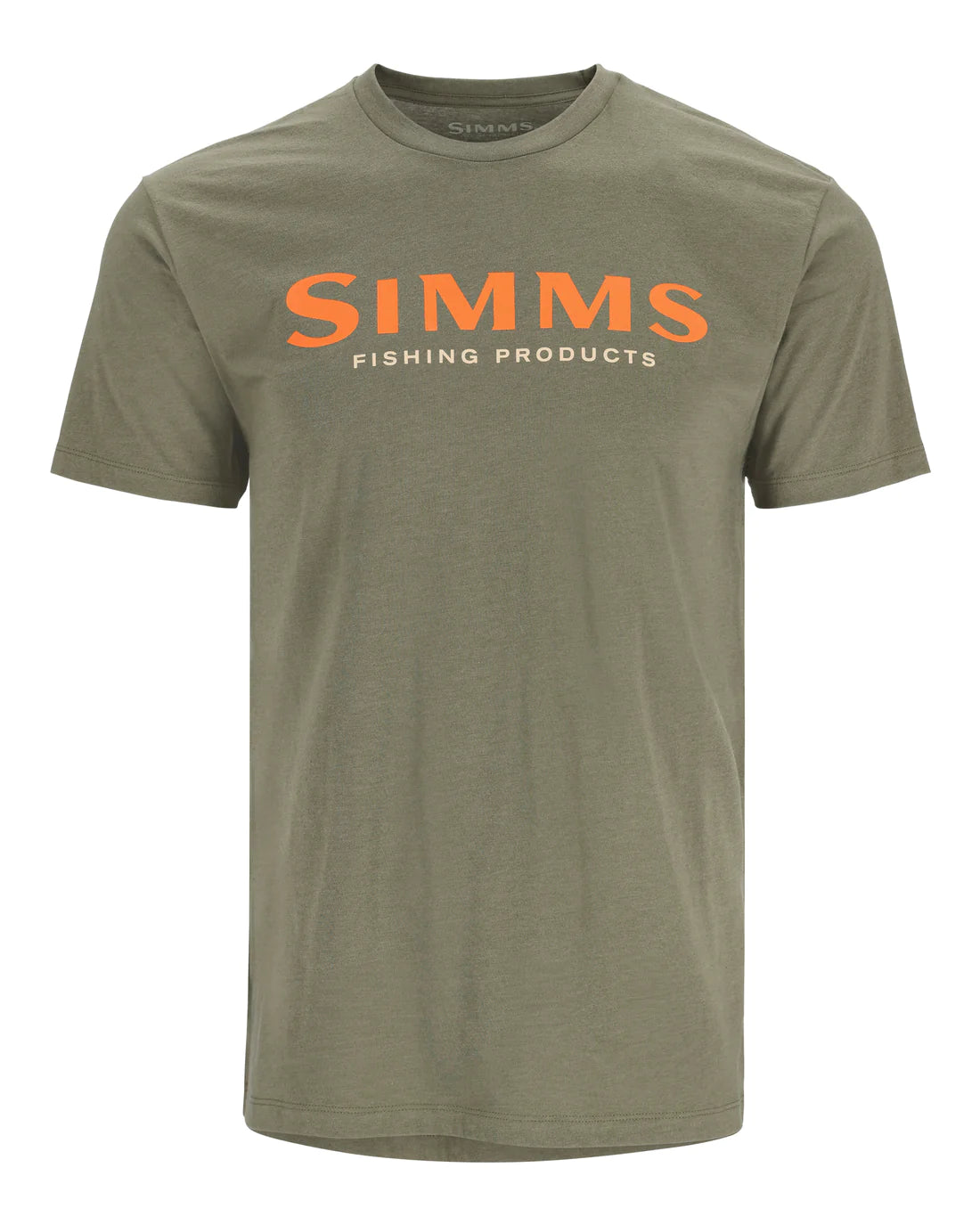 Simms Logo T-Shirt Men's Military Heather / M