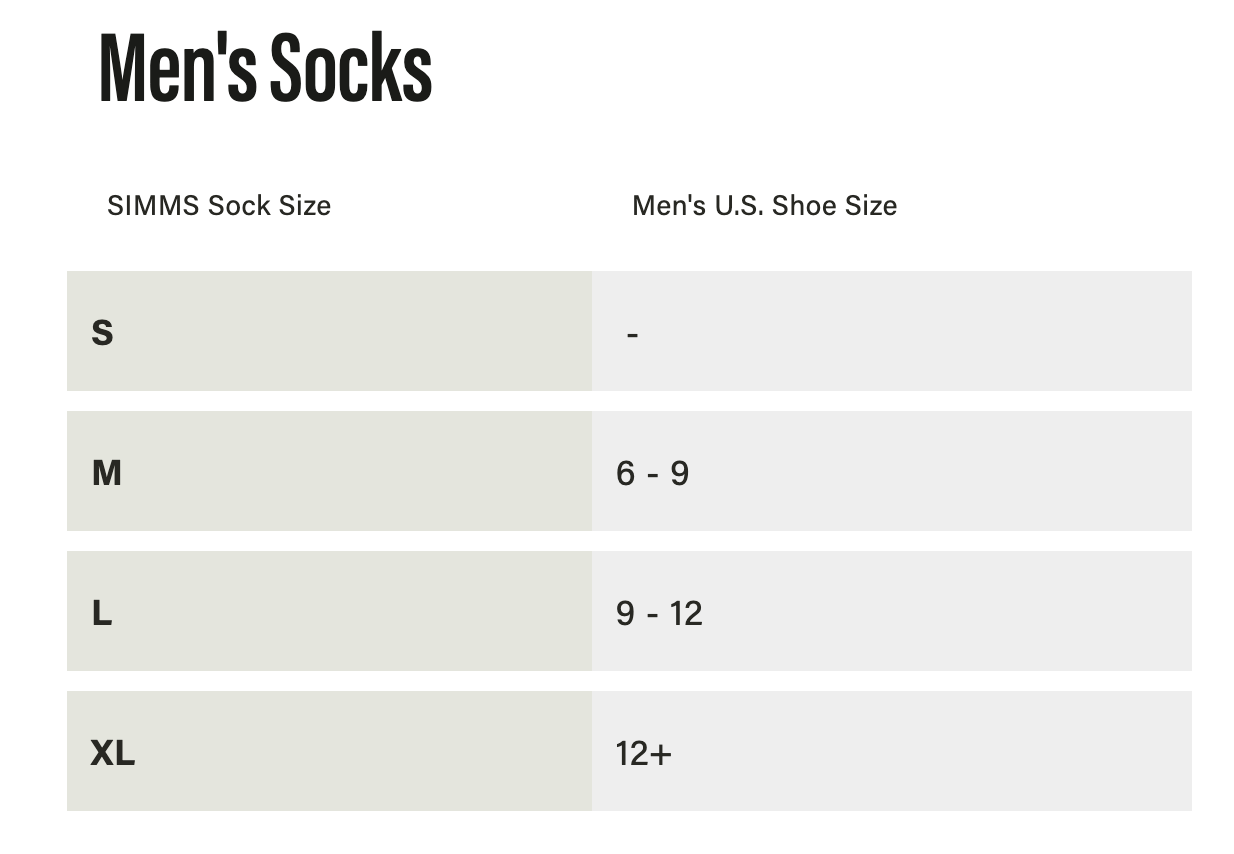 Simms M's Merino Lightweight Hiker Socks