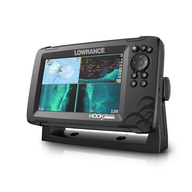 Lowrance HOOK Reveal 7 TripleShot with C-MAP Contour+ Card