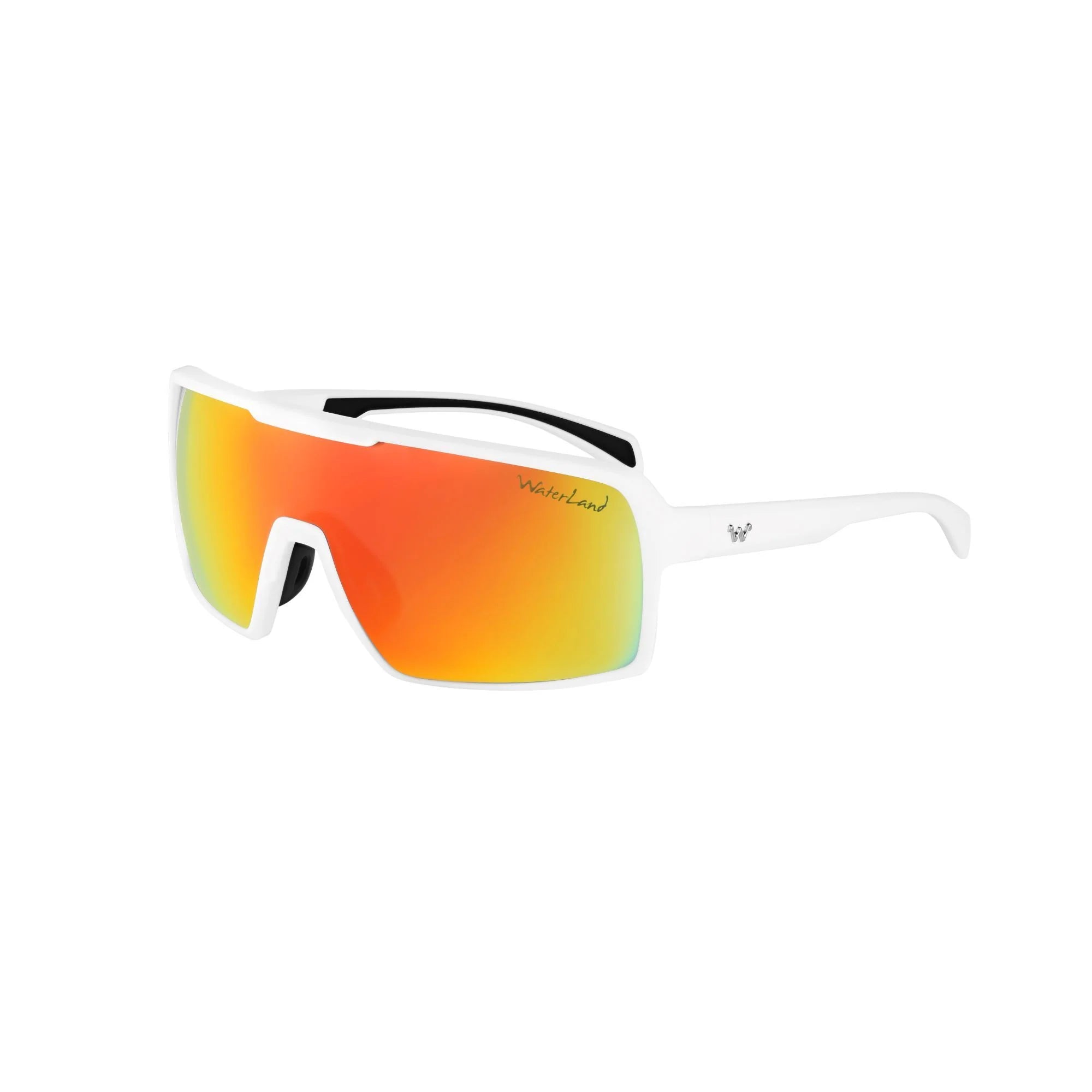 Waterland CatchEm Sunglasses White Frame with RedWater Orange Mirror