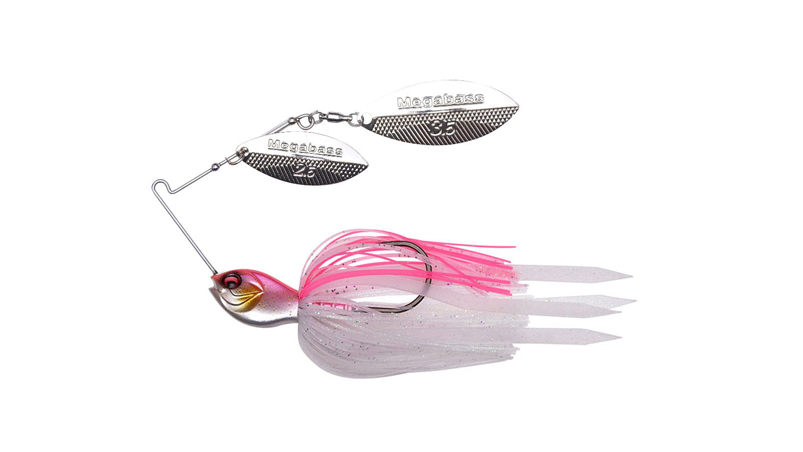 Megabass SV-3 Spinnerbait Double Willow 3/8oz / Cotton Candy