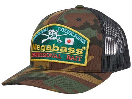 Megabass Logo Fishing Sandwich Cap Baseball Cap Trucker Hat Top
