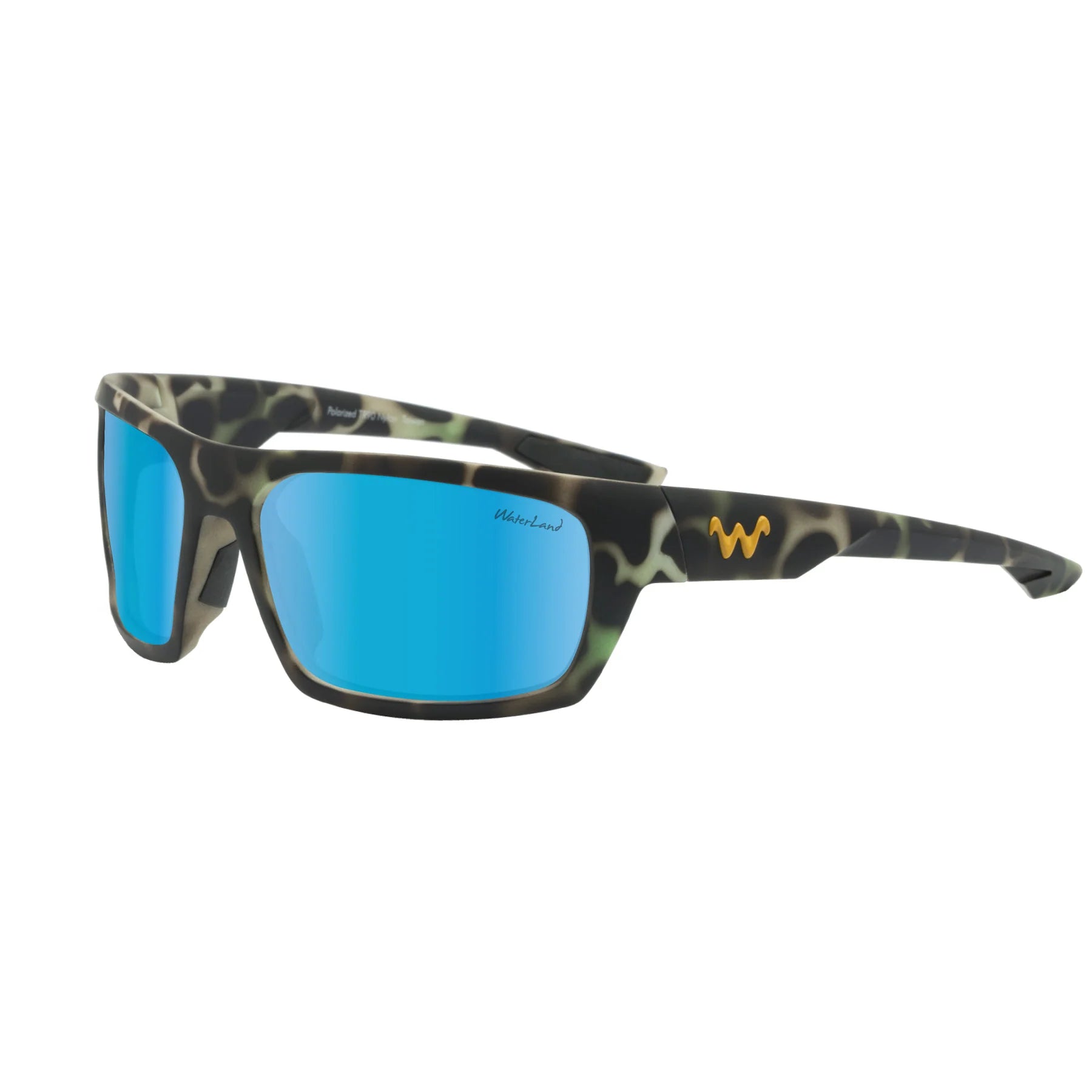 Waterland Milliken Sunglasses Mineral Glass / WaterWood / Blue Mirror