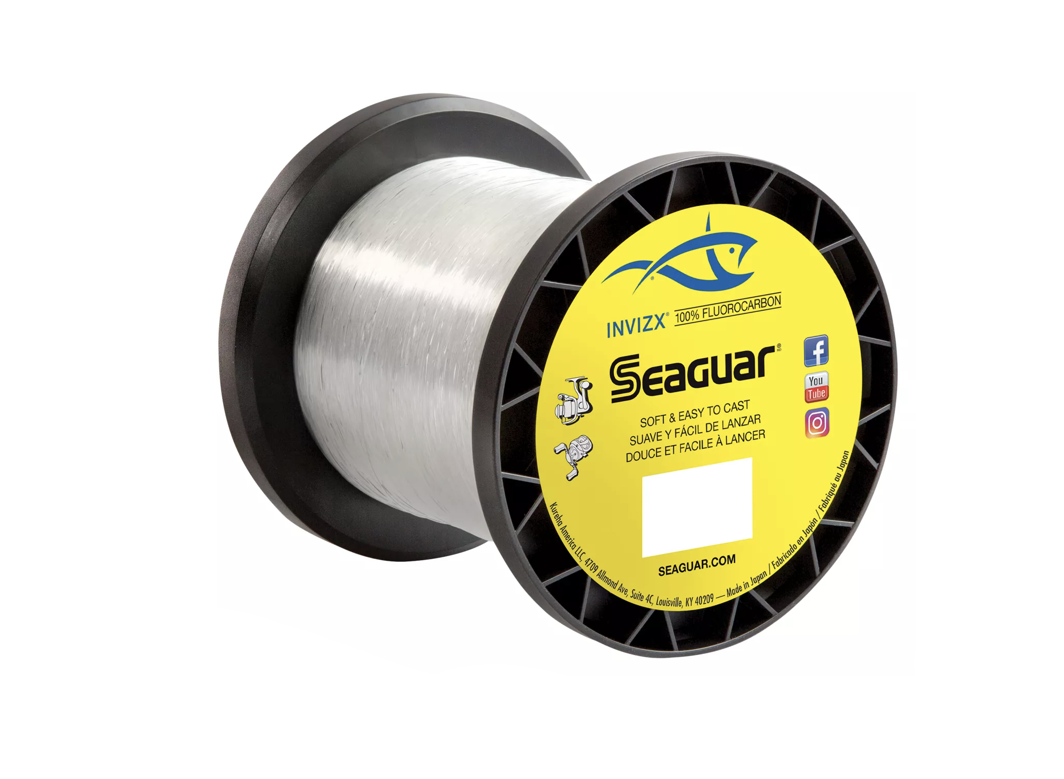 Seaguar INVIZX 氟碳散装线轴