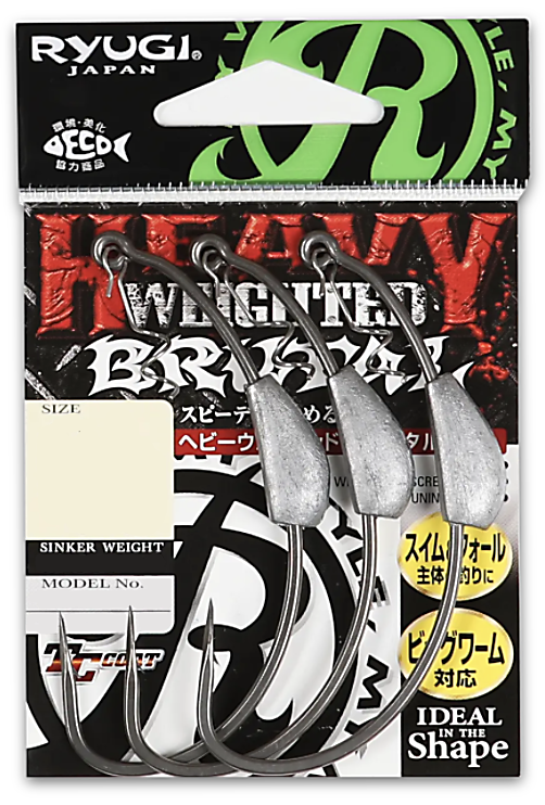 Ryugi Heavy Weighted Brutal 6/0 3/16oz