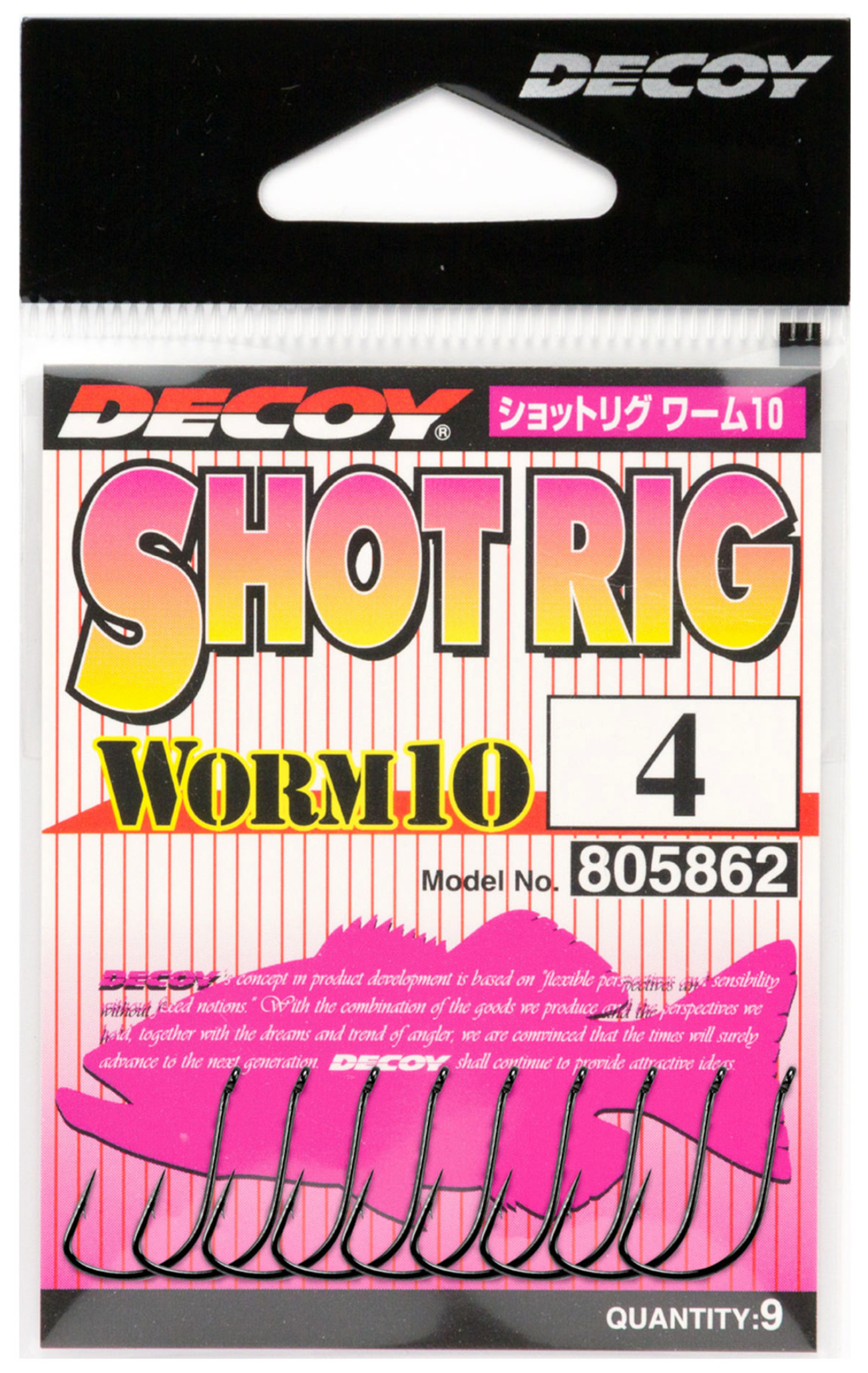 Leurre Worm 10 Shot Rig