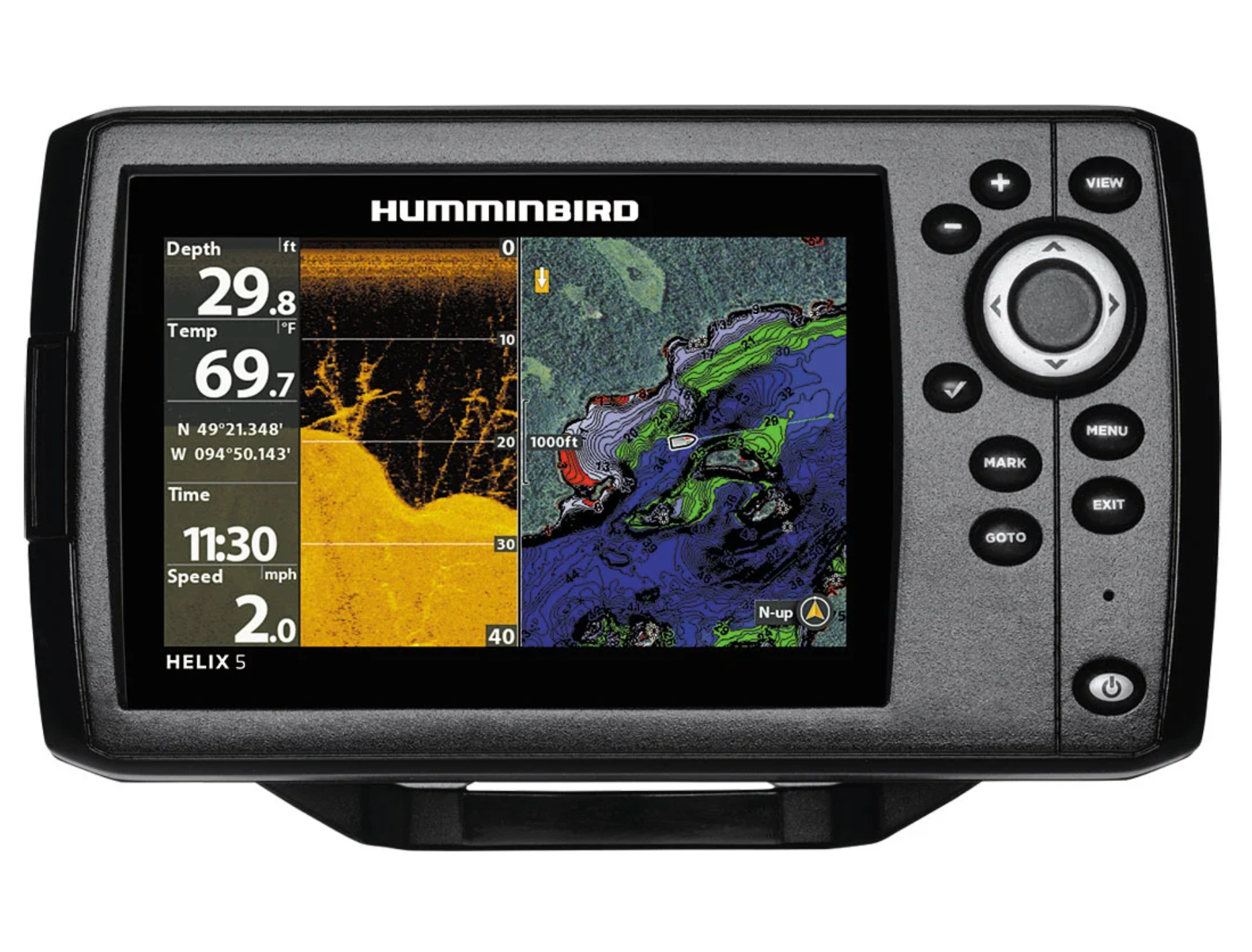 Humminbird Helix 5 CHIRP DI GPS G2 带 Navionics