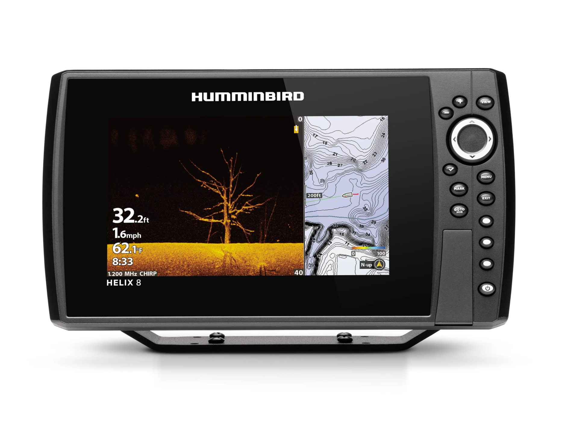 Humminbird Helix 8 CHIRP Mega DI GPS G4N CHO（仅限控制头）