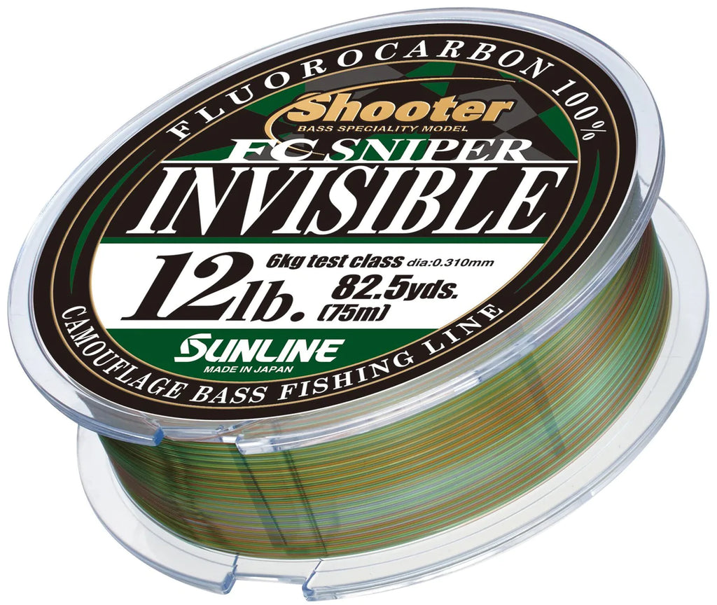 FLUOROCARBON SUNLINE FC Sniper Invisible 75mt pesca spinning