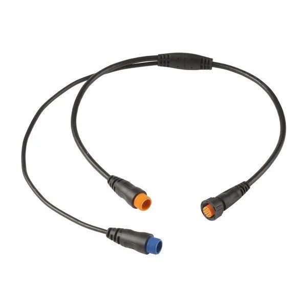 Garmin Y 型电缆（12 针传感器 + 8 针传感器至 12 针发声器）
