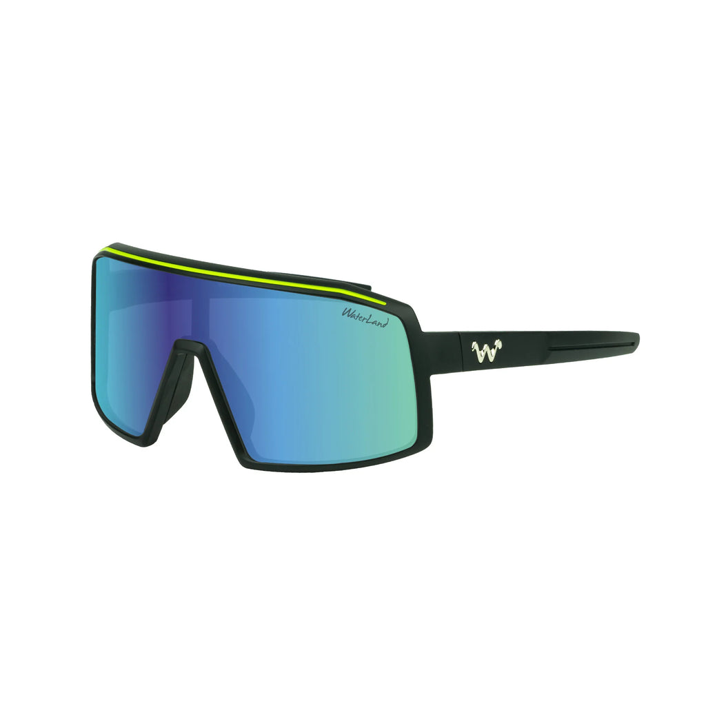 Waterland Ashor Sunglasses Polycarbonate / Black Frame / Green Mirror