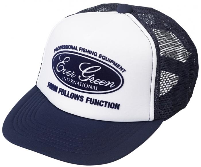 Evergreen Trucker Hat EG Pop Cap Type 3 Navy/White