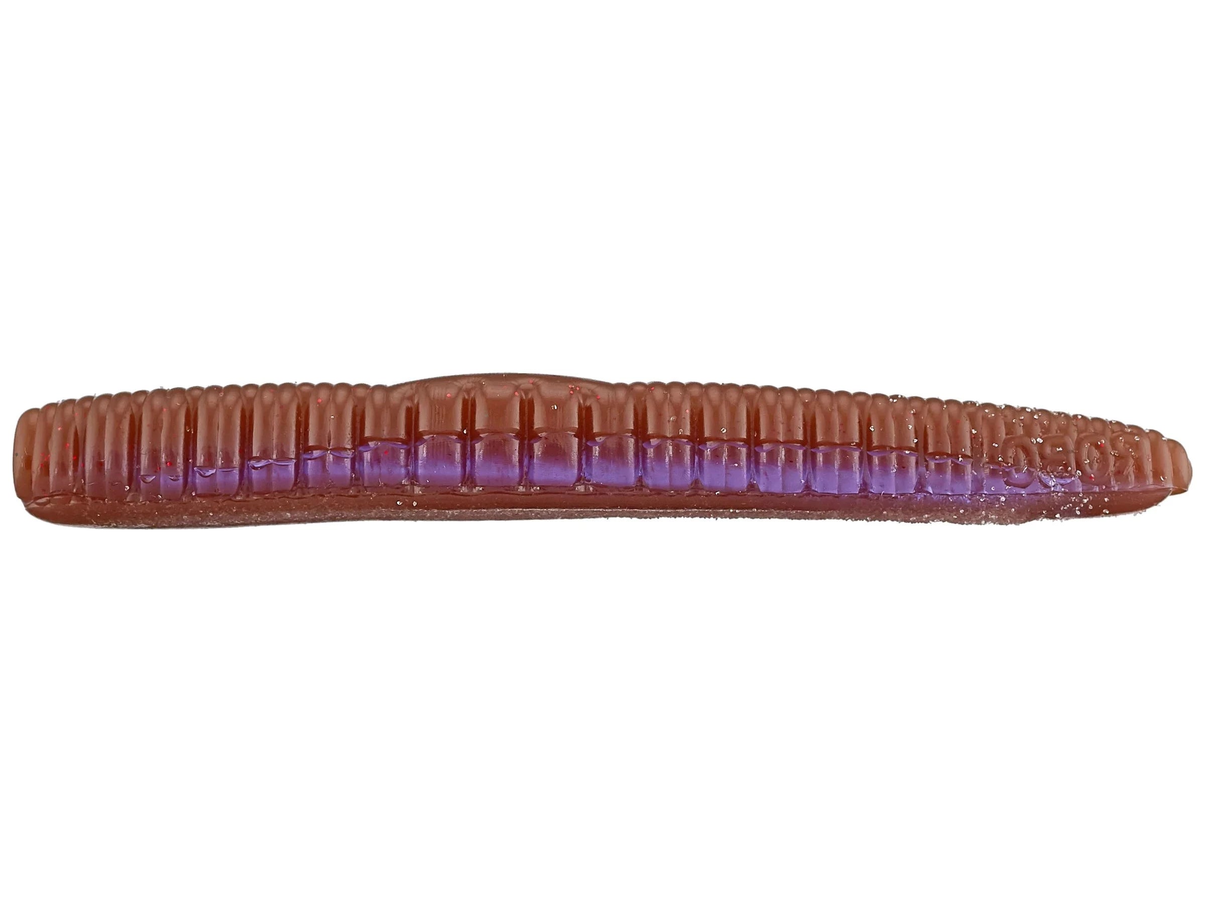 Roboworm - Ned Worm OXBLOOD LIGHT RED FLAKE / 3