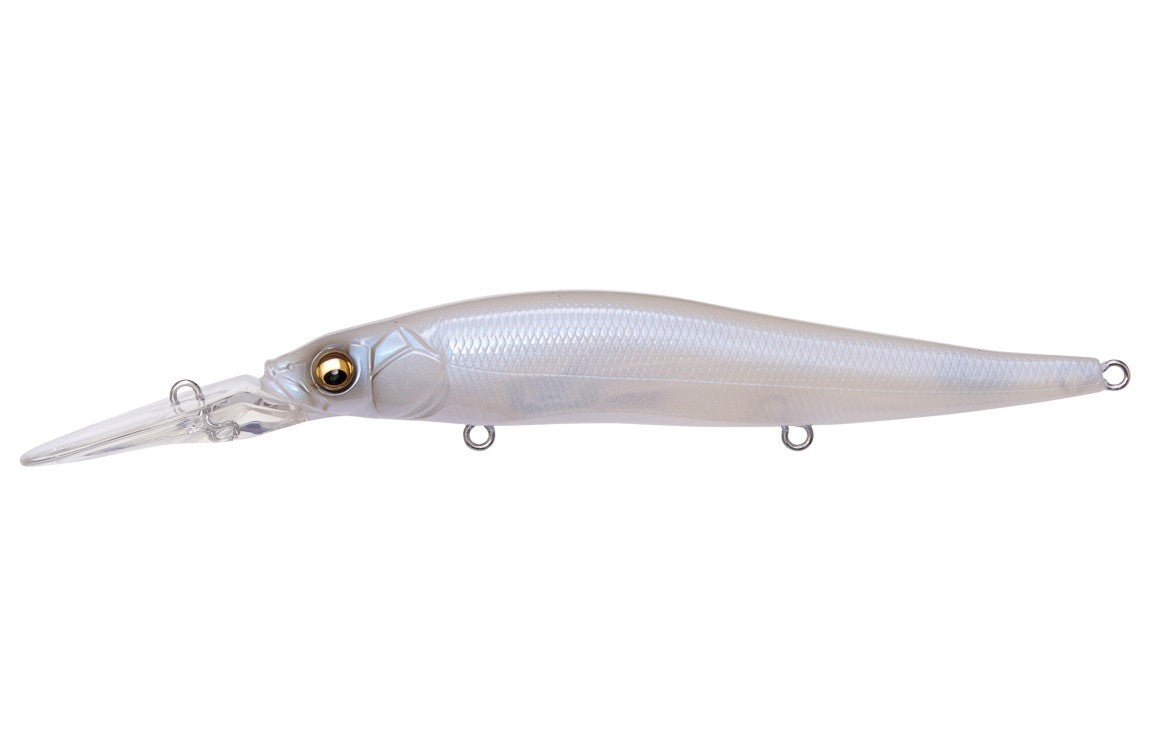 Tackle HD 2-Pack Fiddle-Styx Magnum Jerkbait, 5 1/2 x 5/8 Suspending Jerk  Baits, Freshwater or Saltwater Fishing Lures, Trout, Crappie, Walleye, or Bass  Lures, French Pearl 